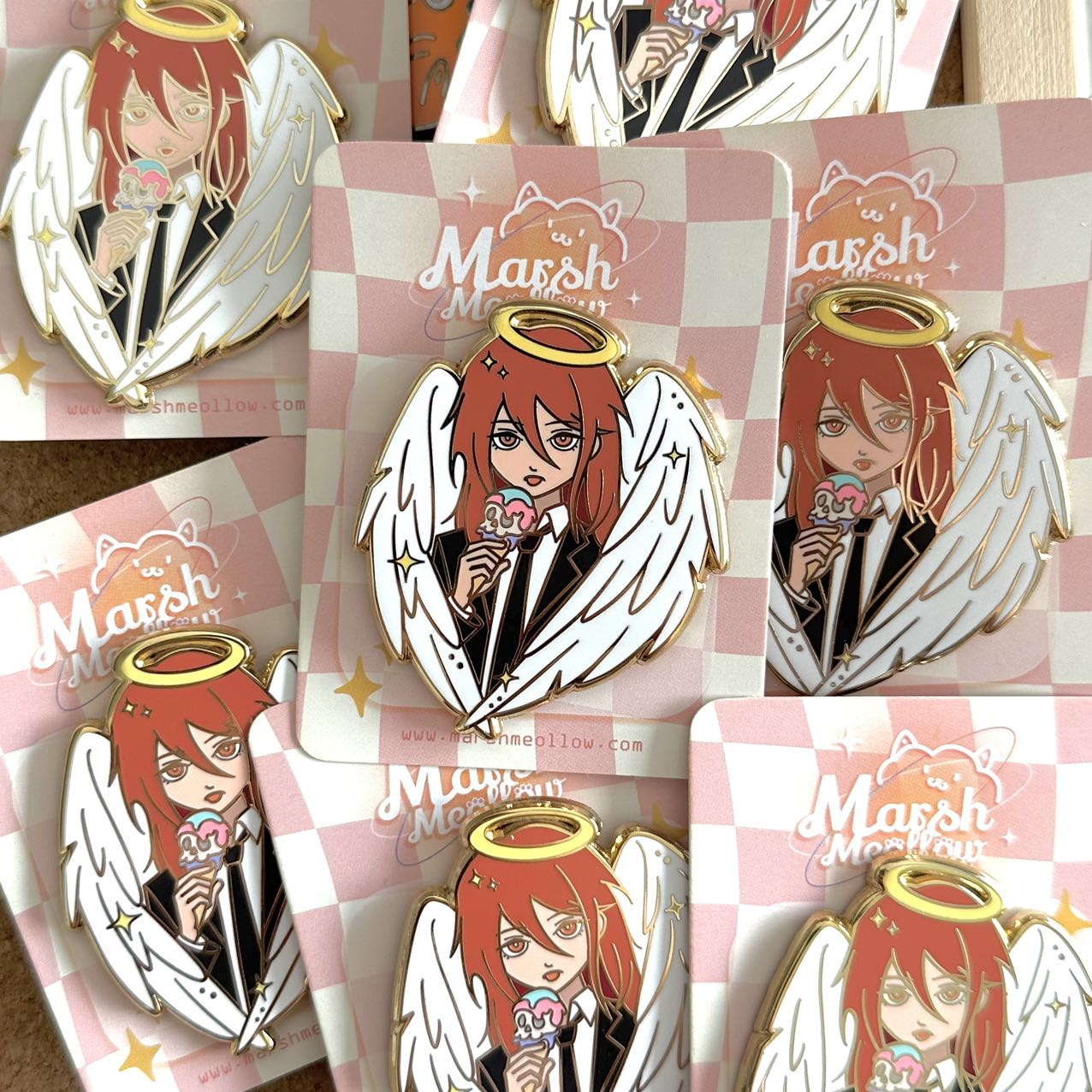 CSM Angel Devil Enamel Pin