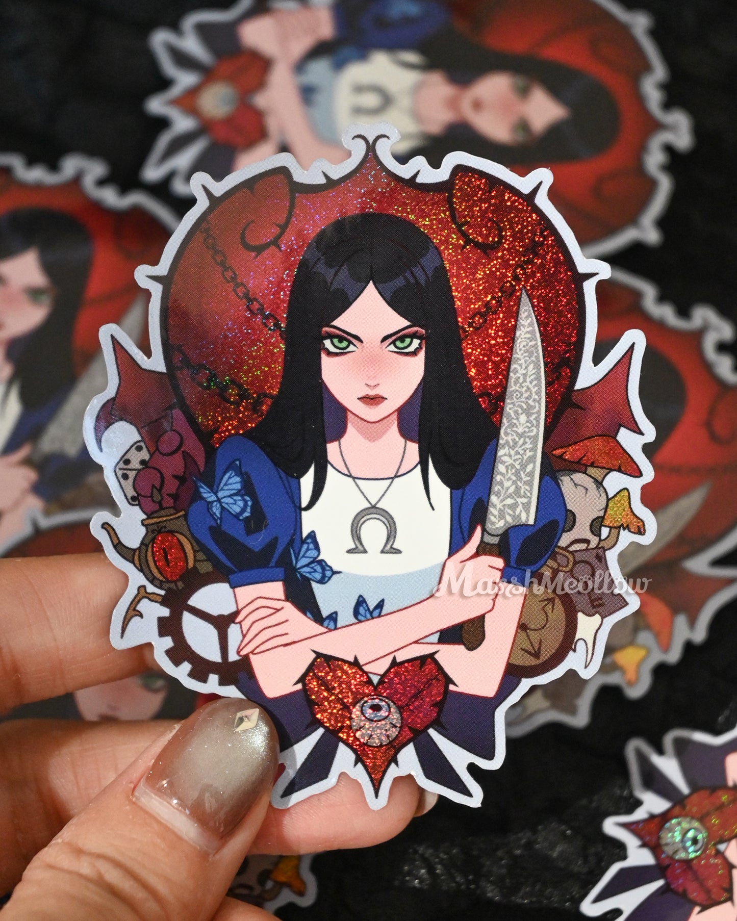 Alice Madness Return Holographic Sticker