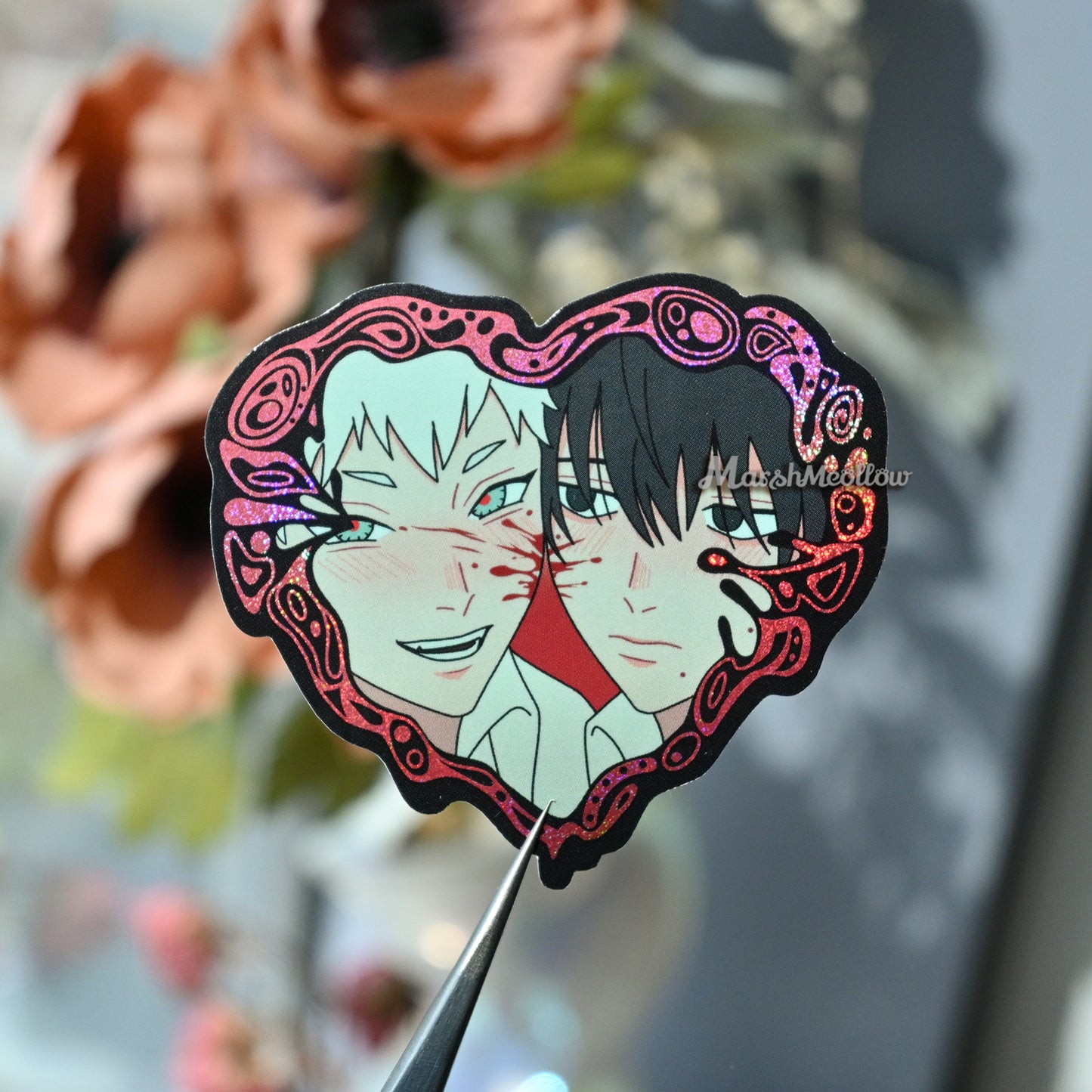 TSHD Heart Frame Holographic Sticker (2 week preorder)