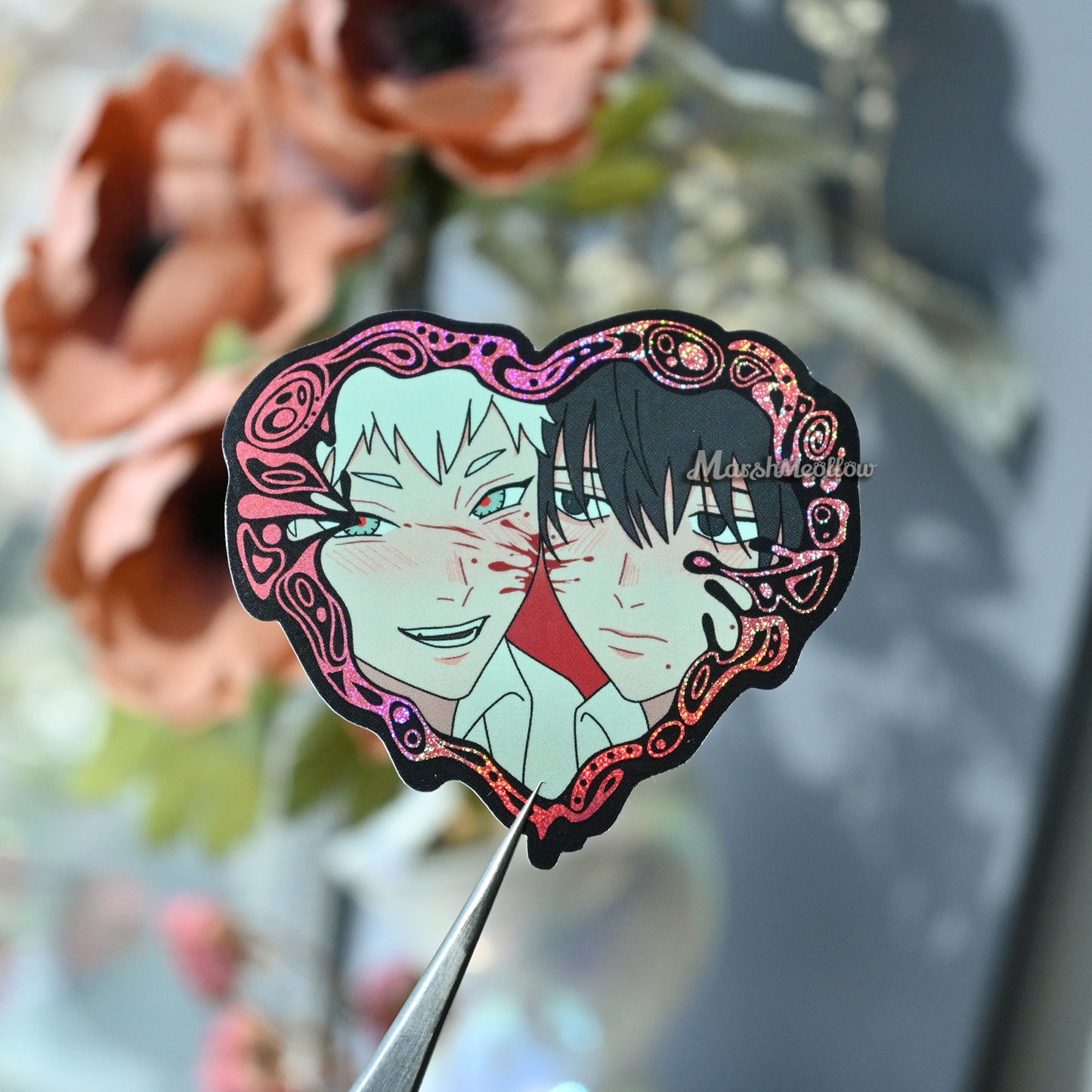TSHD Heart Frame Holographic Sticker (2 week preorder)