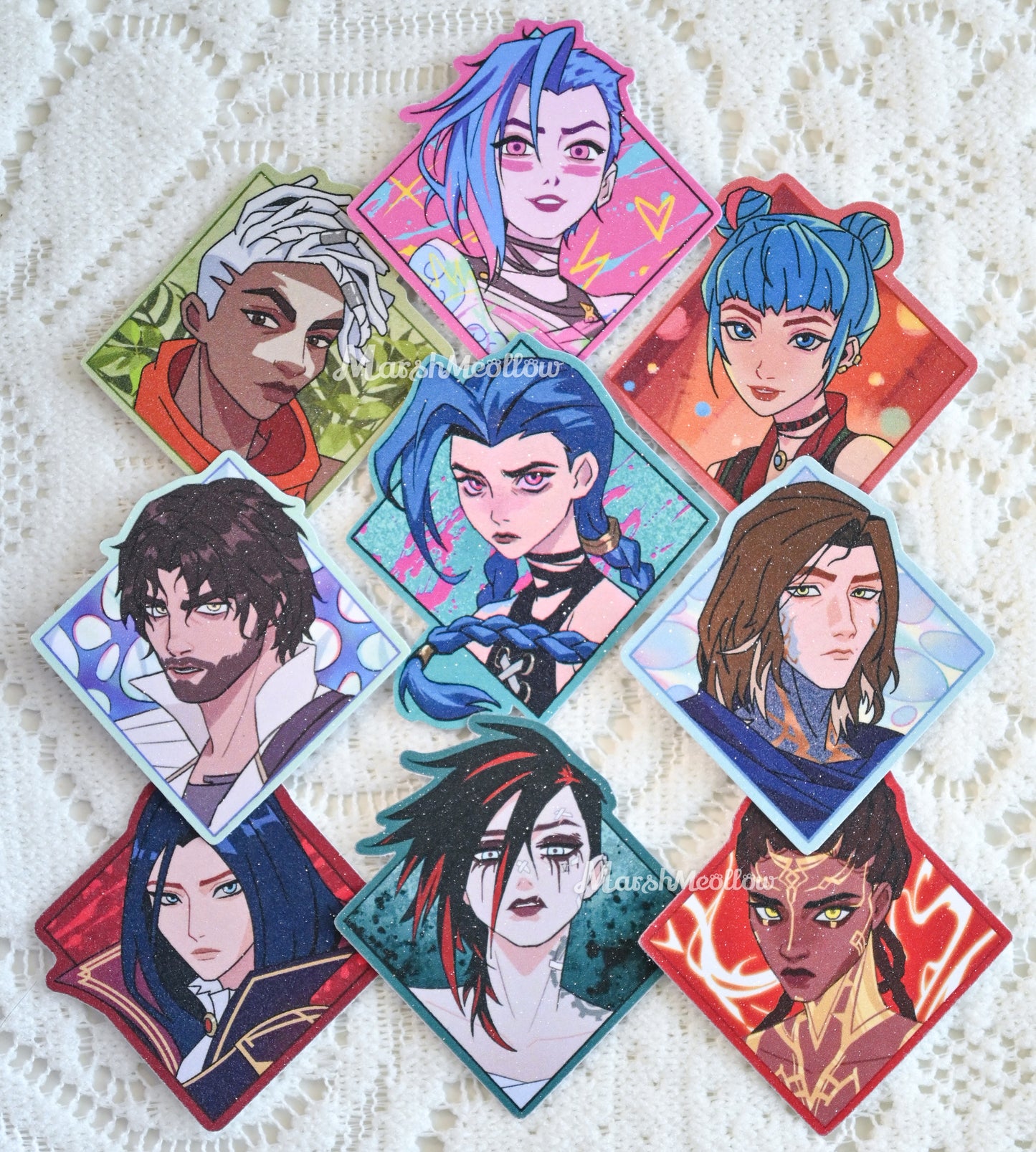 Arcane Charcter Stickers