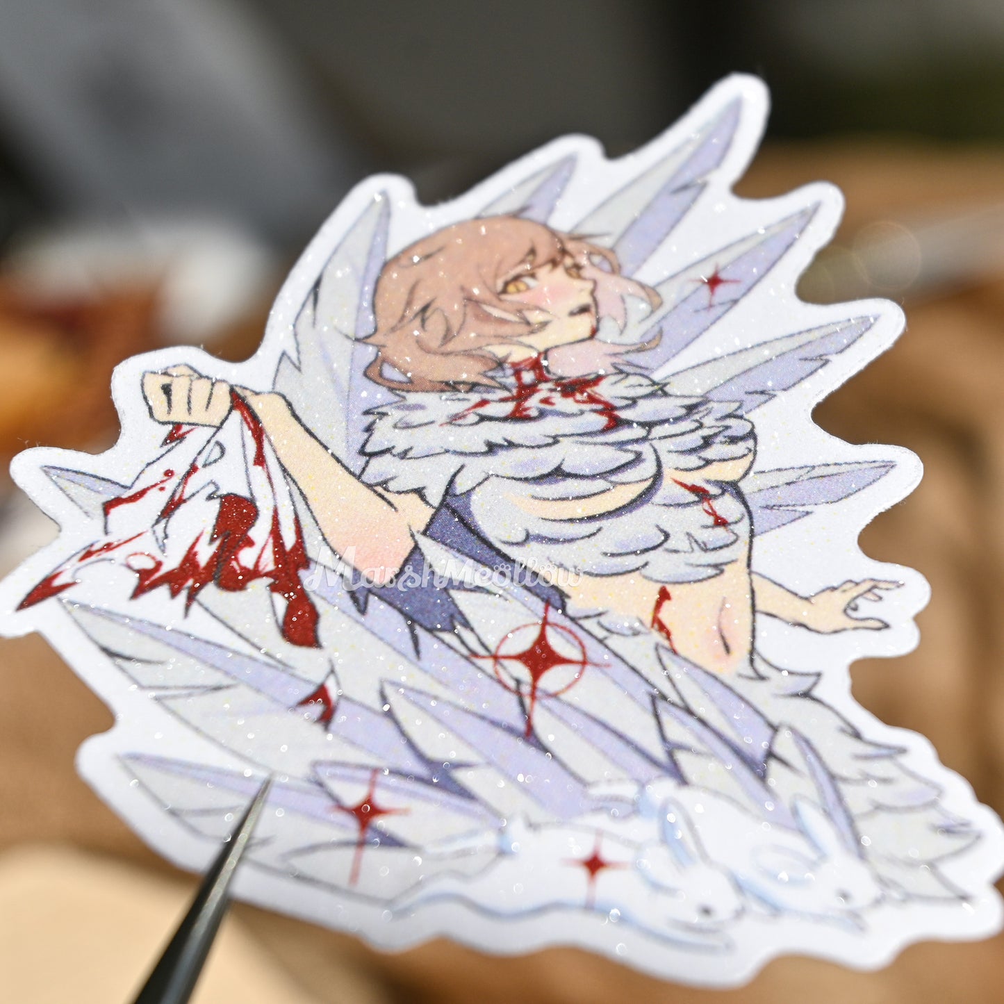 Chimera Falin Matte Glitter Sticker