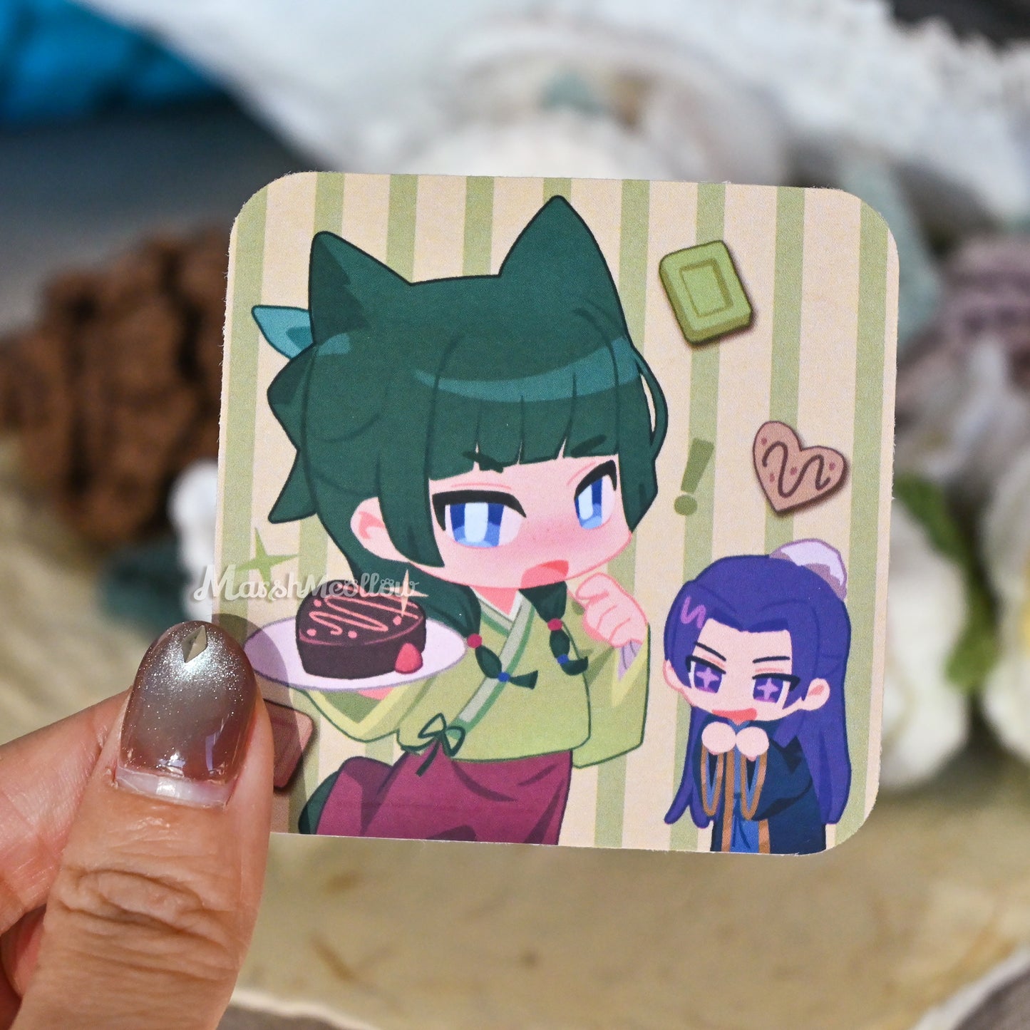 Maomao & Jinshi Matte Sticker