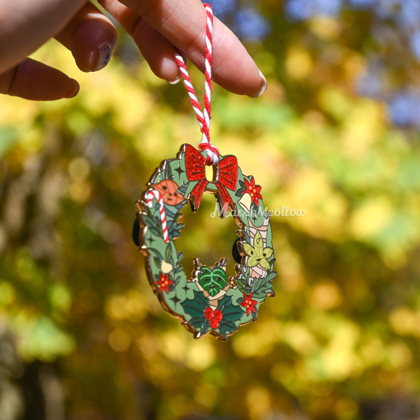 Korok Wreath Enamel Pin