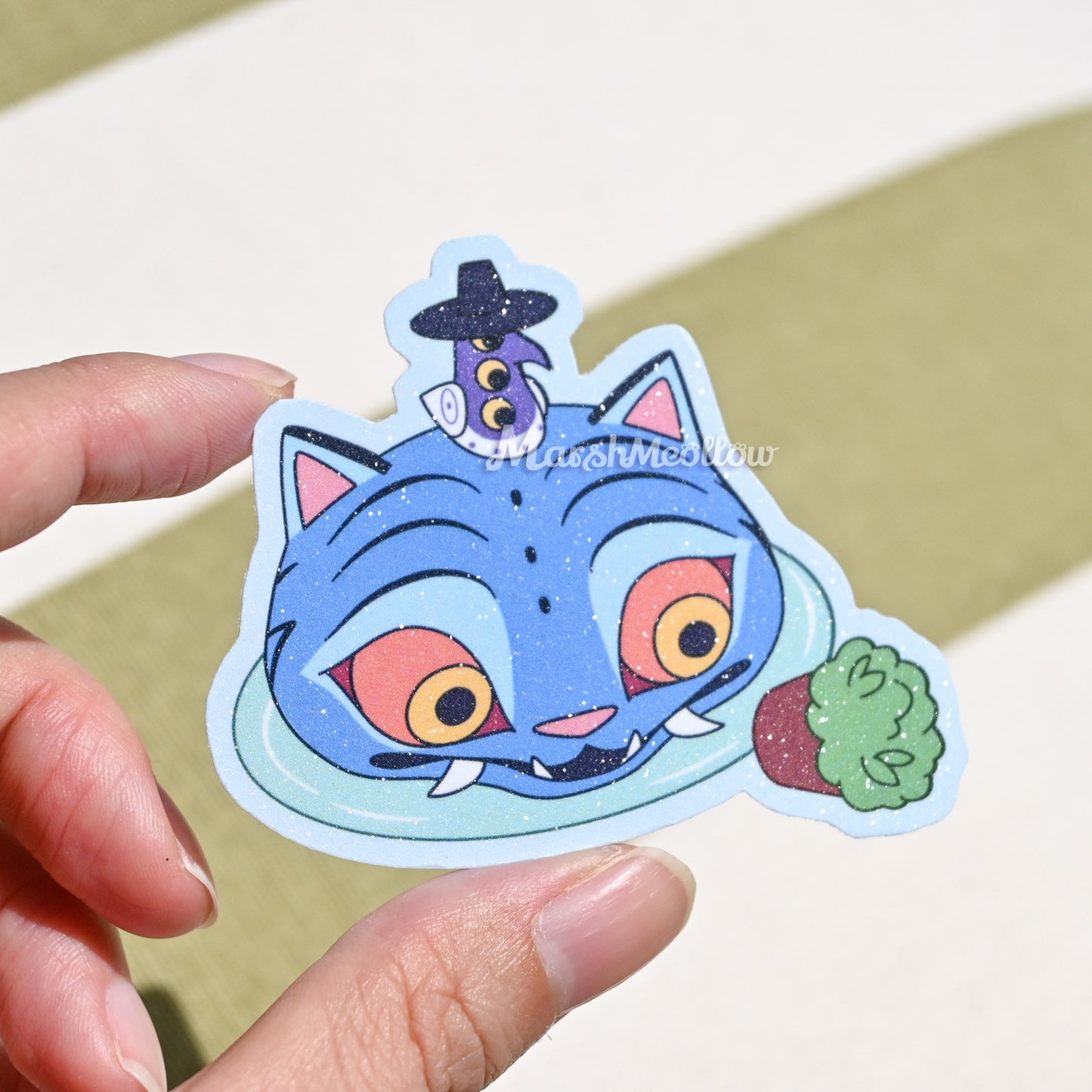 KPH Derpy Tiger & Sussie Bird Sticker