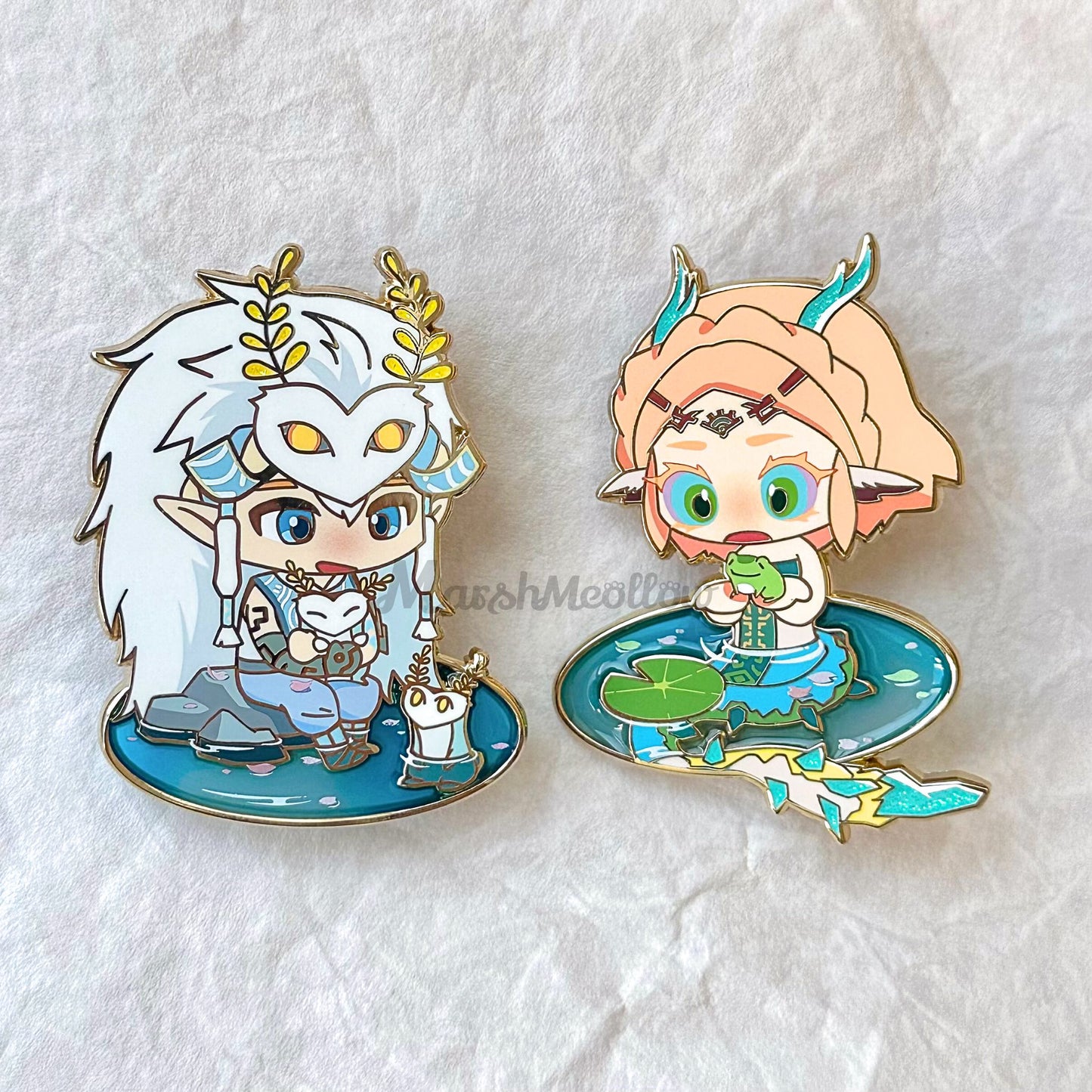 Mystic Link & Dragon Zelda Enamel Pin