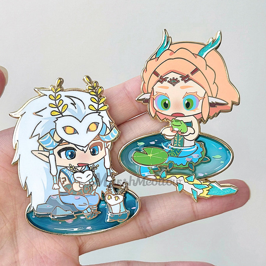 Mystic Link & Dragon Zelda Enamel Pin