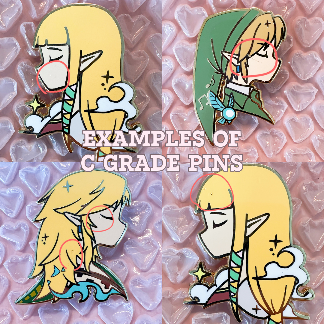 Link & Zelda B & C Grade Pins