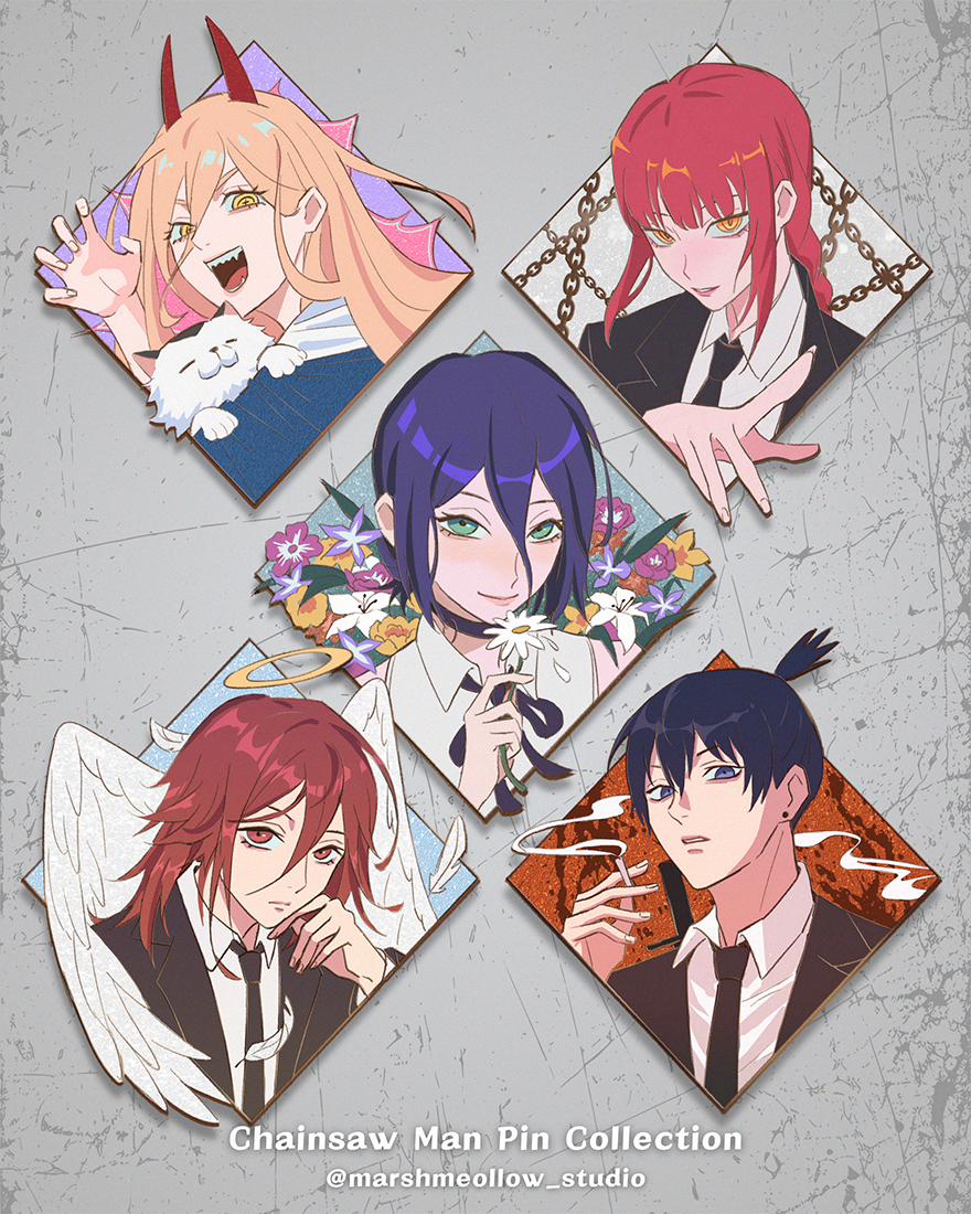 PRE-ORDER Chainsaw Man Enamel Pin