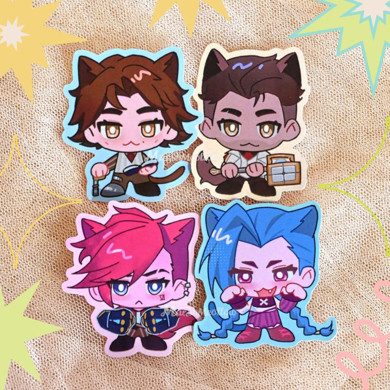 Arcane Kitty Matte Stickers