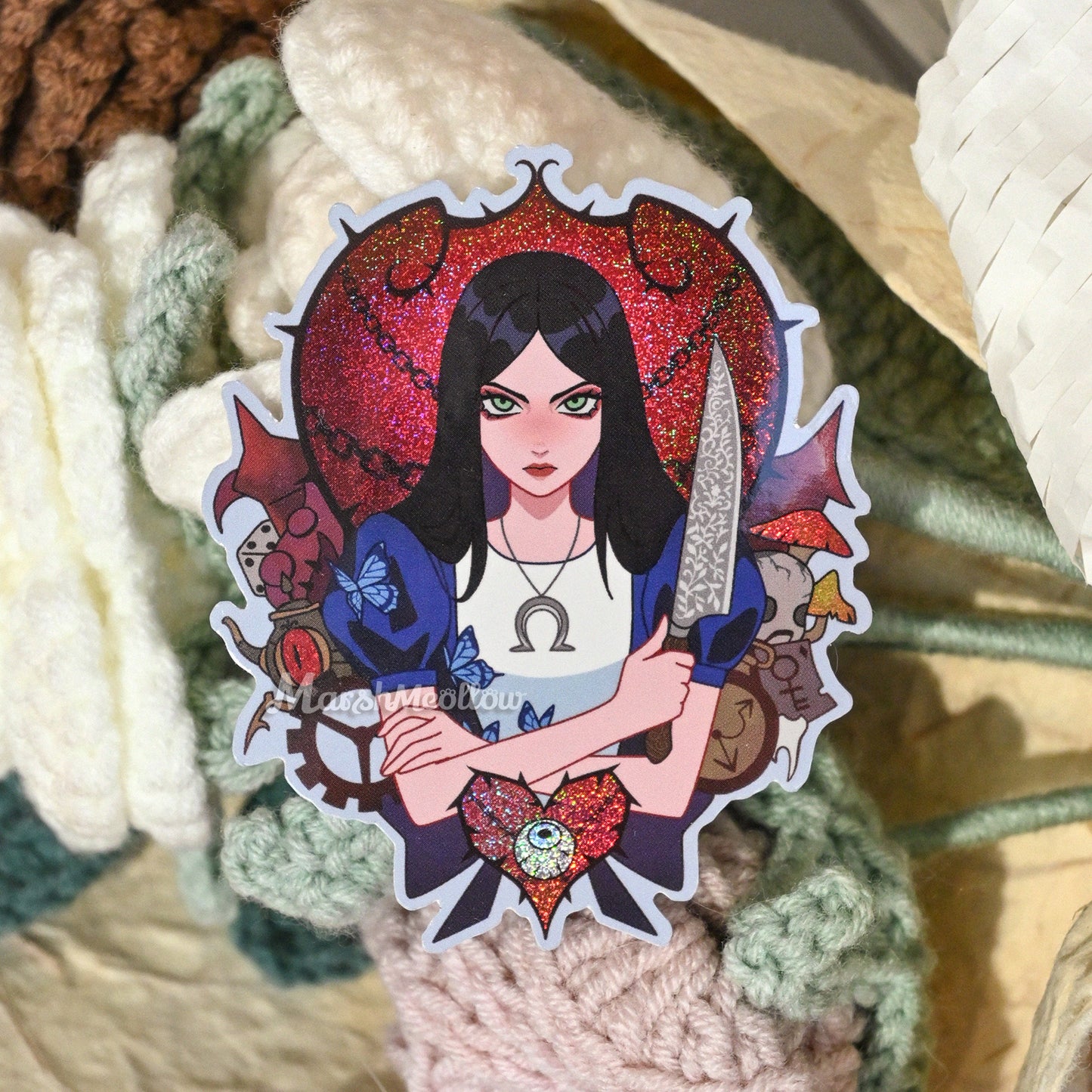 Alice Madness Return Holographic Sticker
