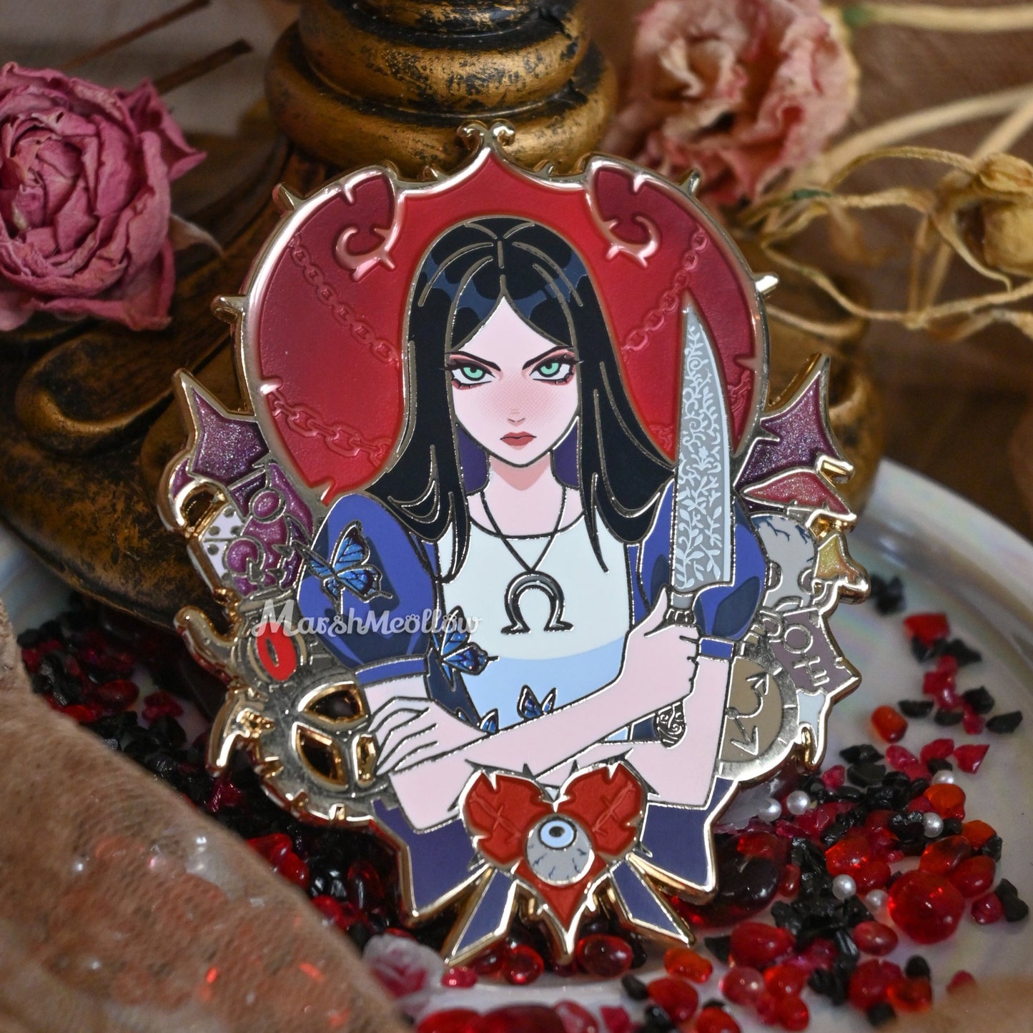 Alice Madness Return Enamel Pin