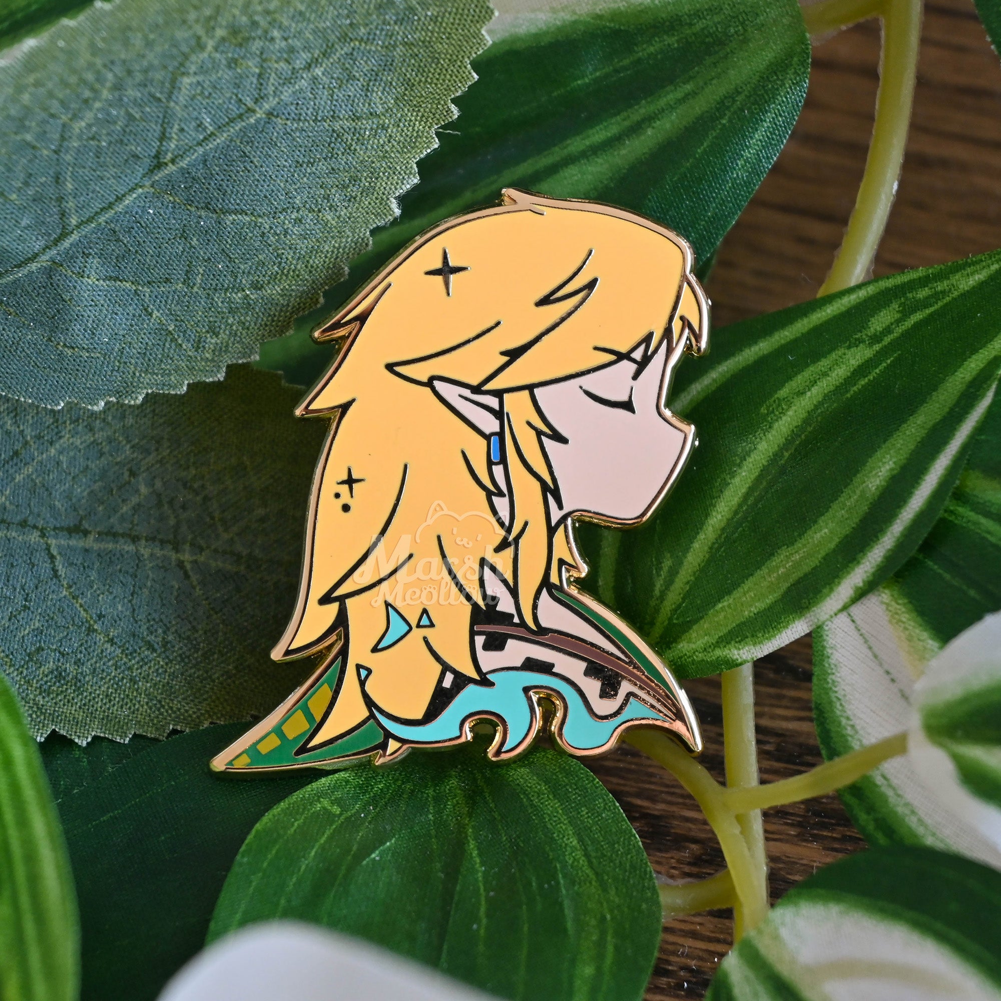 BOTW ZELDA PORTRAIT ENAMELPIN [ B online GRADE]