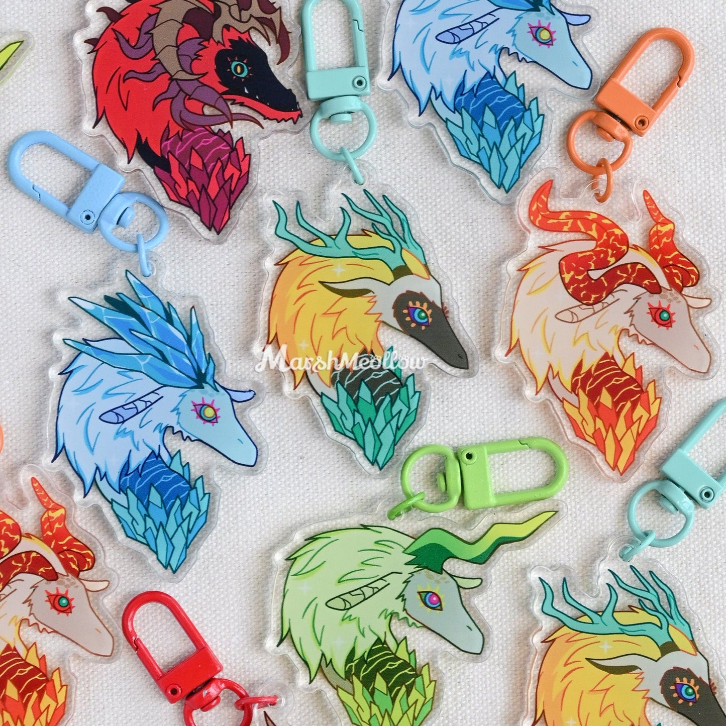 Dragons of Hyrule Acrylic Charm