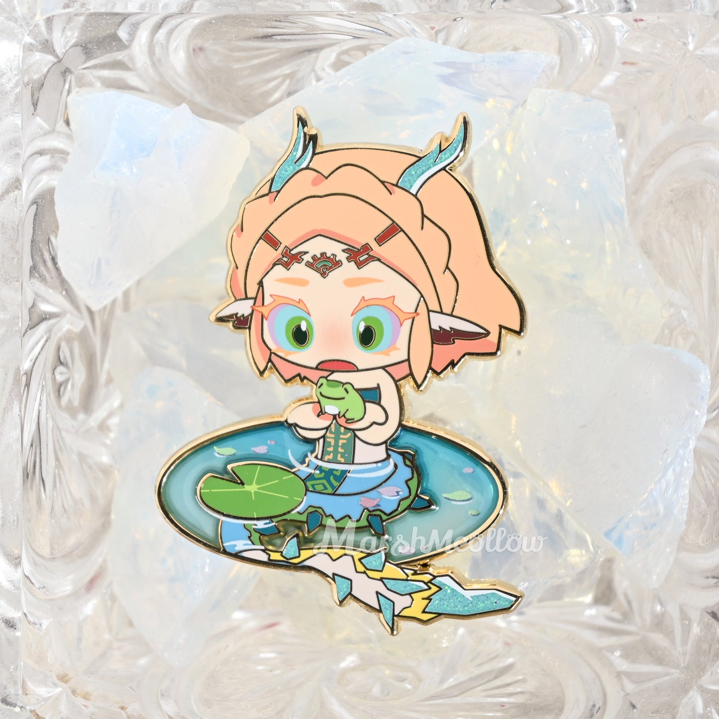 Mystic Link & Dragon Zelda Enamel Pin