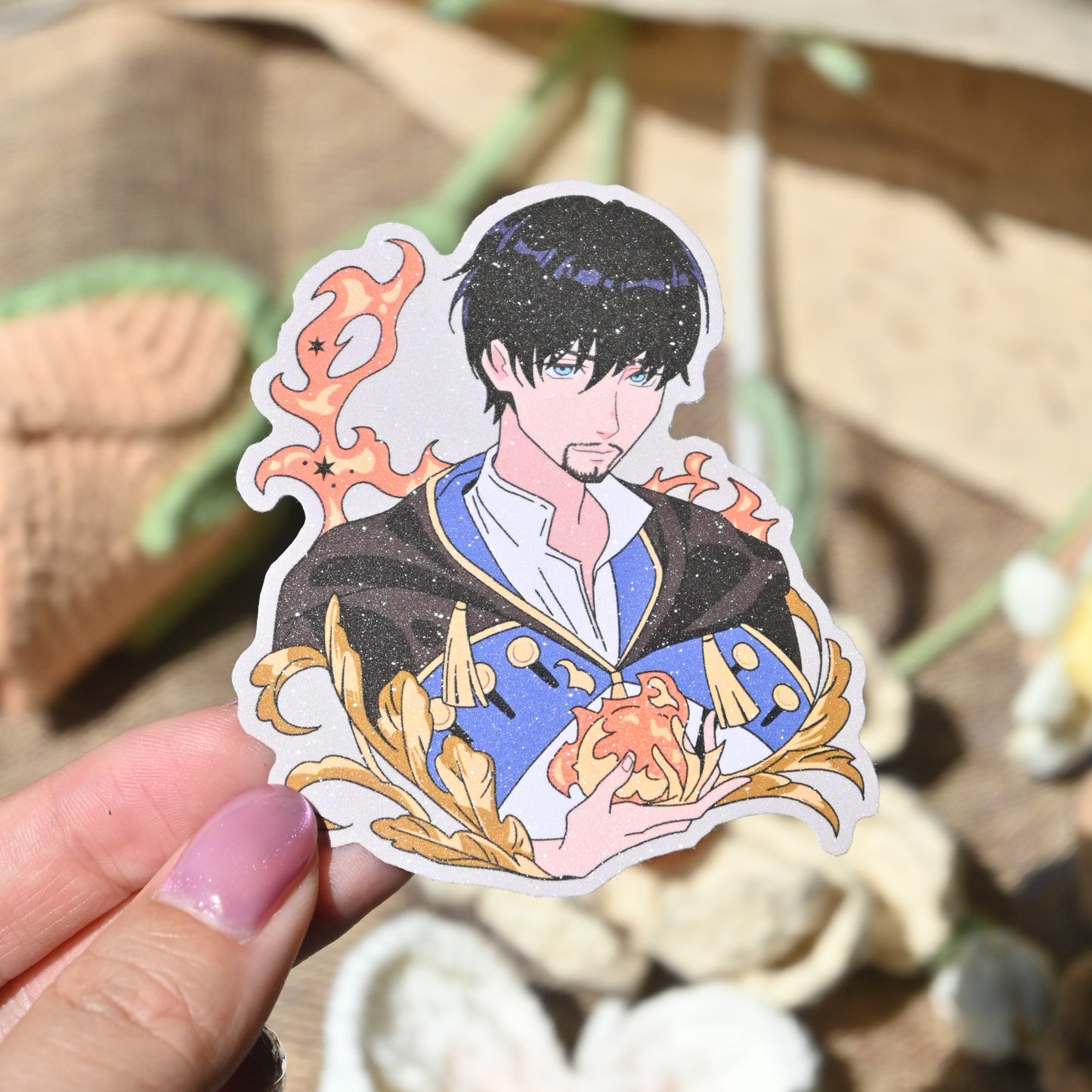 WHA Qifrey & Olruggio Sandy Glitter Sticker