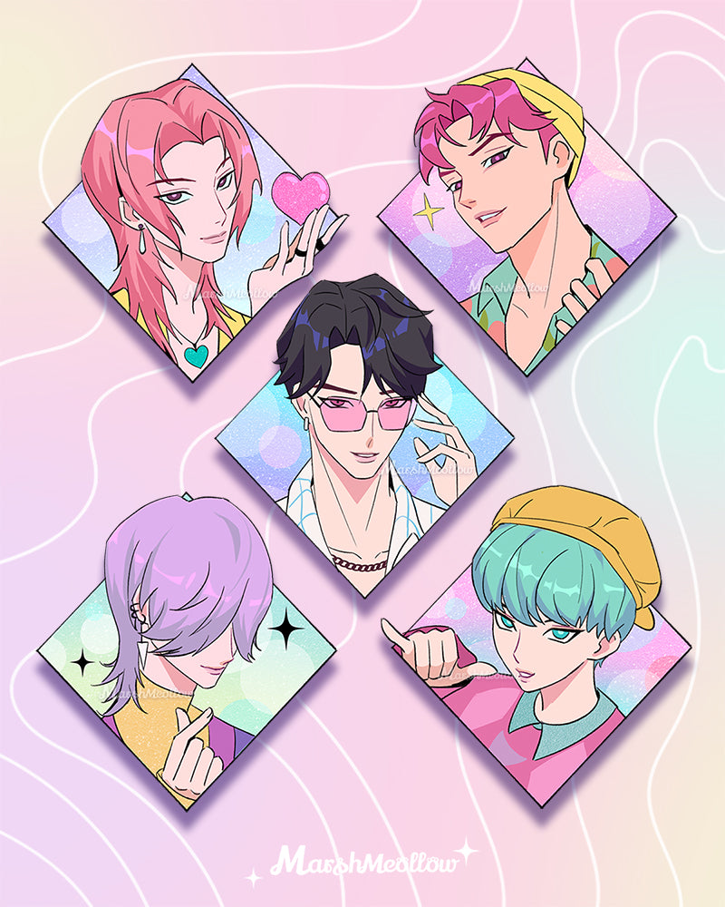(PRE-ORDER) KDH Saja Boys Enamel Pin