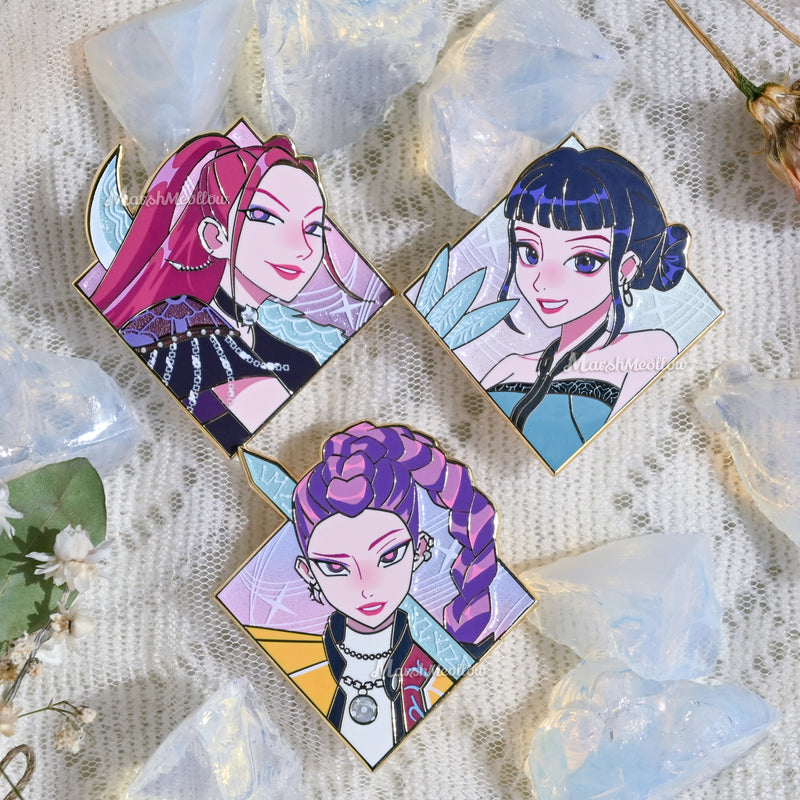 KDH Huntrix Enamel Pin