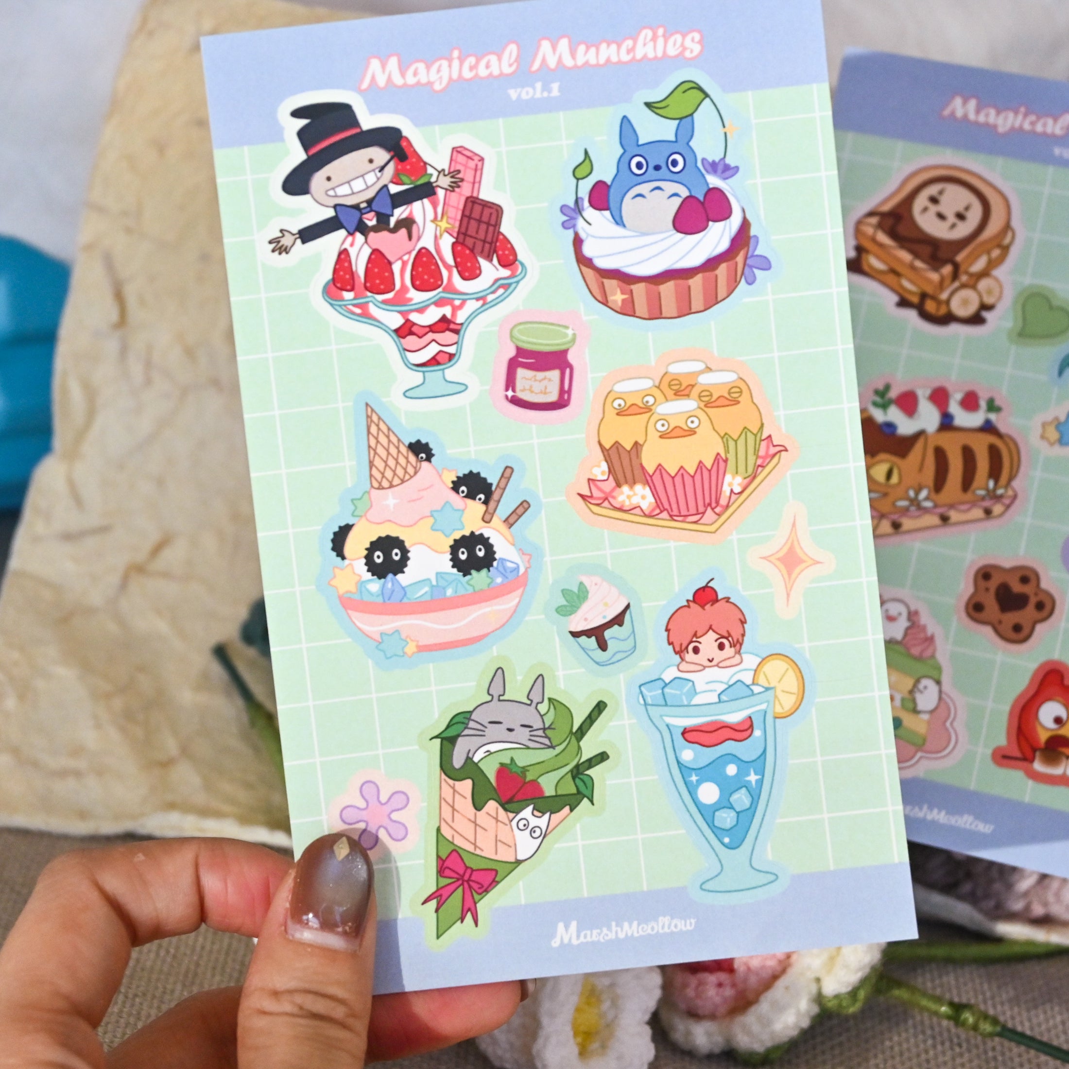 Mallow The Rascal Stickers Marshmeollow