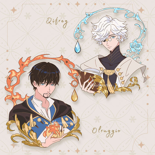 (PRE-ORDER) WHA Qifery & Olruggio Enamel Pin