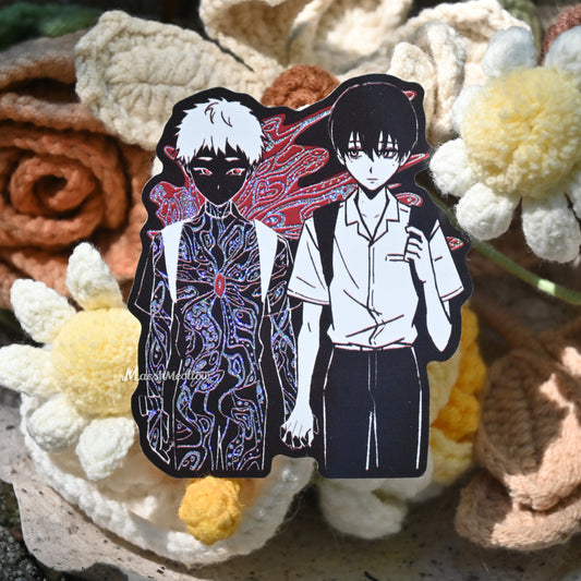 TSHD B&W Holographic Sticker