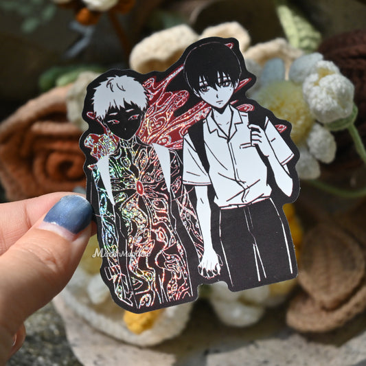 TSHD B&W Holographic Sticker