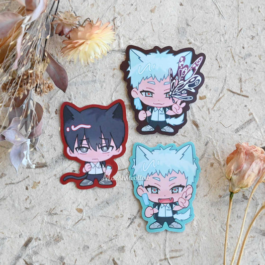 TSHD Kitty Matte Stickers