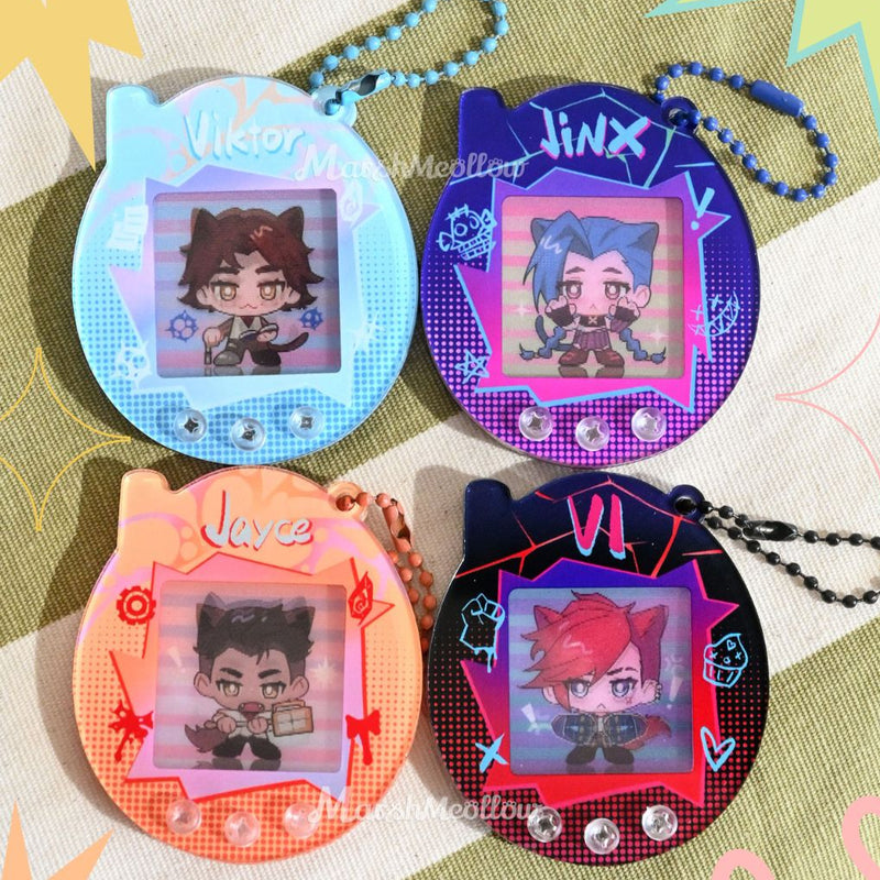 Arcane Tamagotchi Lenticular Charms