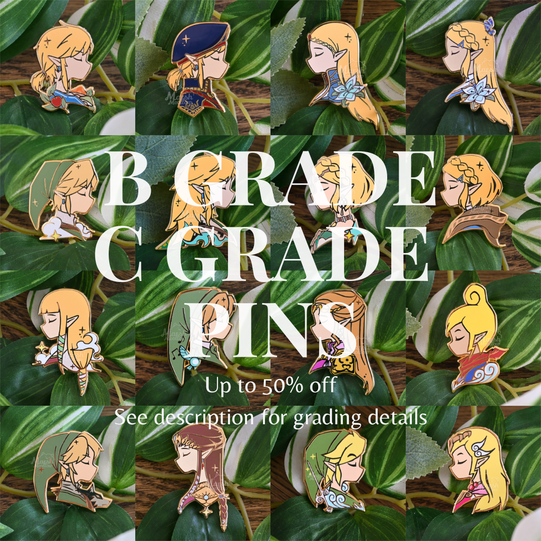 Link & Zelda B & C Grade Pins