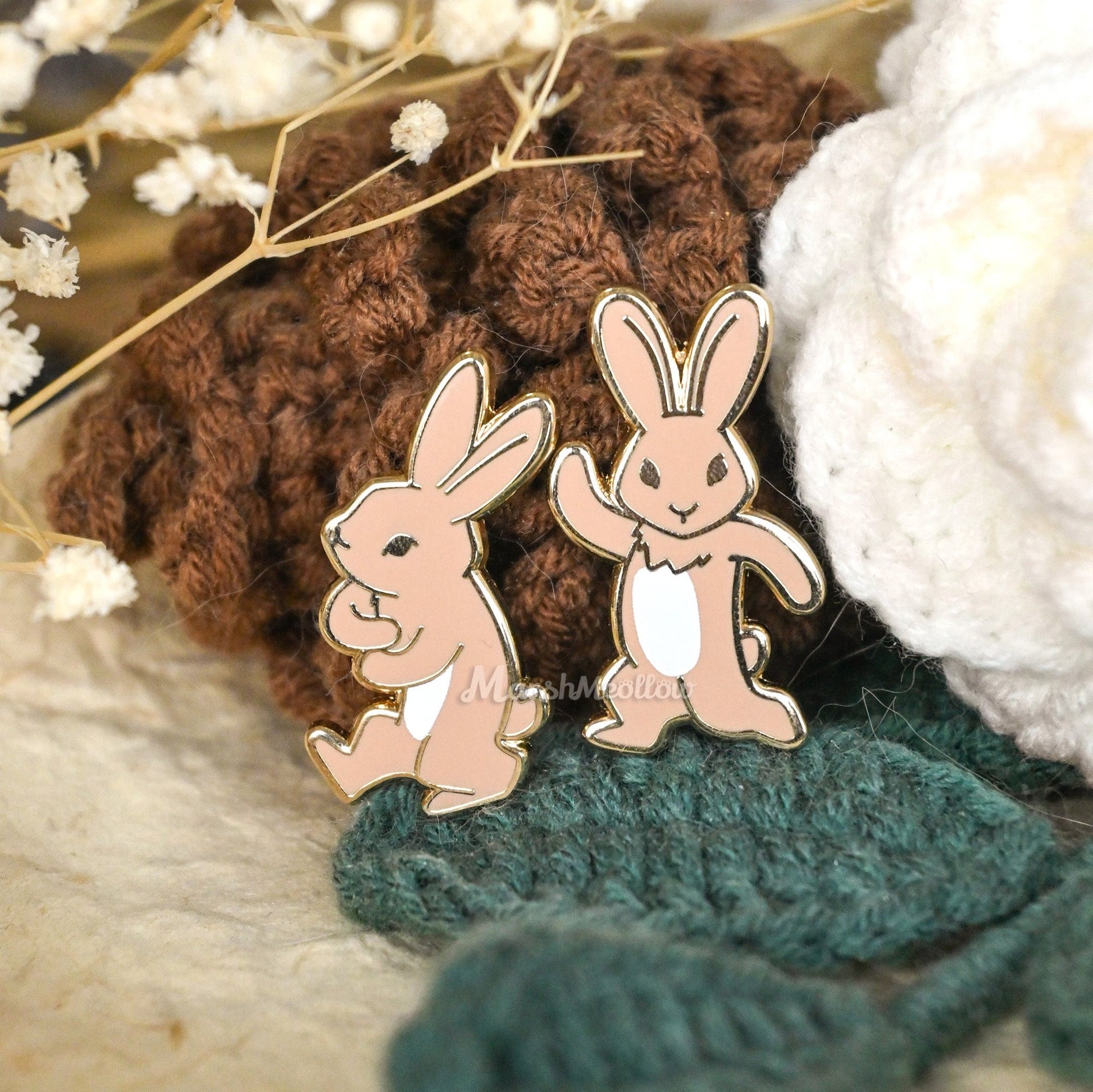 dancing bunny pins