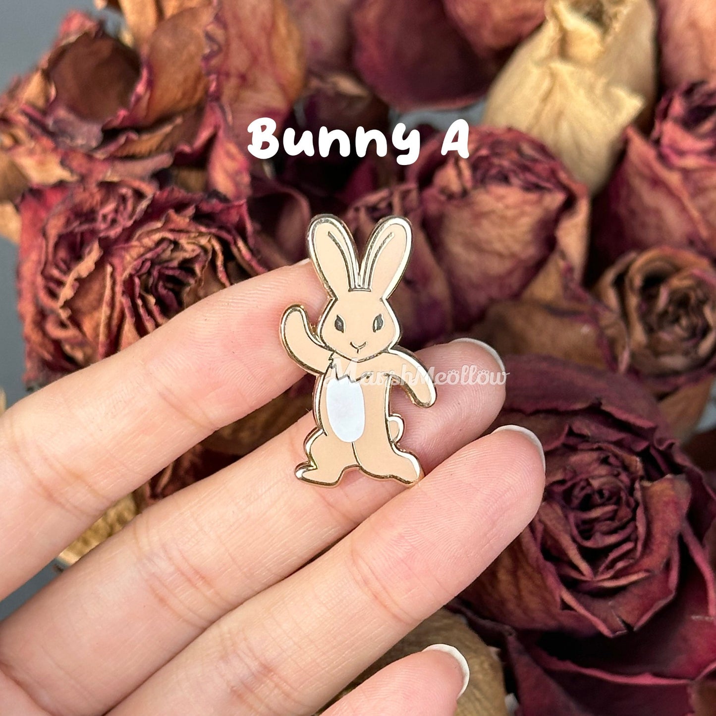 Dancing Bunny Enamel Pin