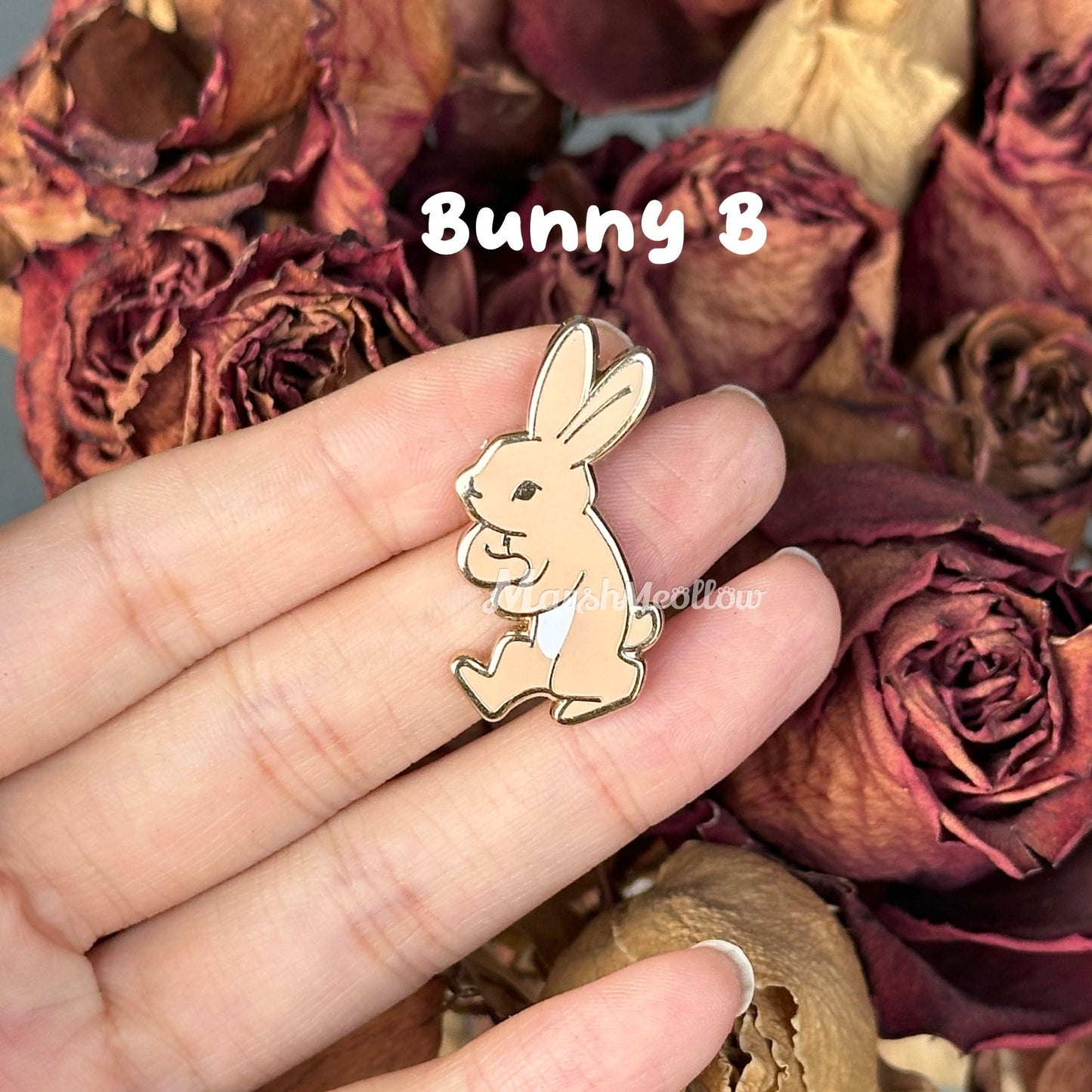 Dancing Bunny Enamel Pin