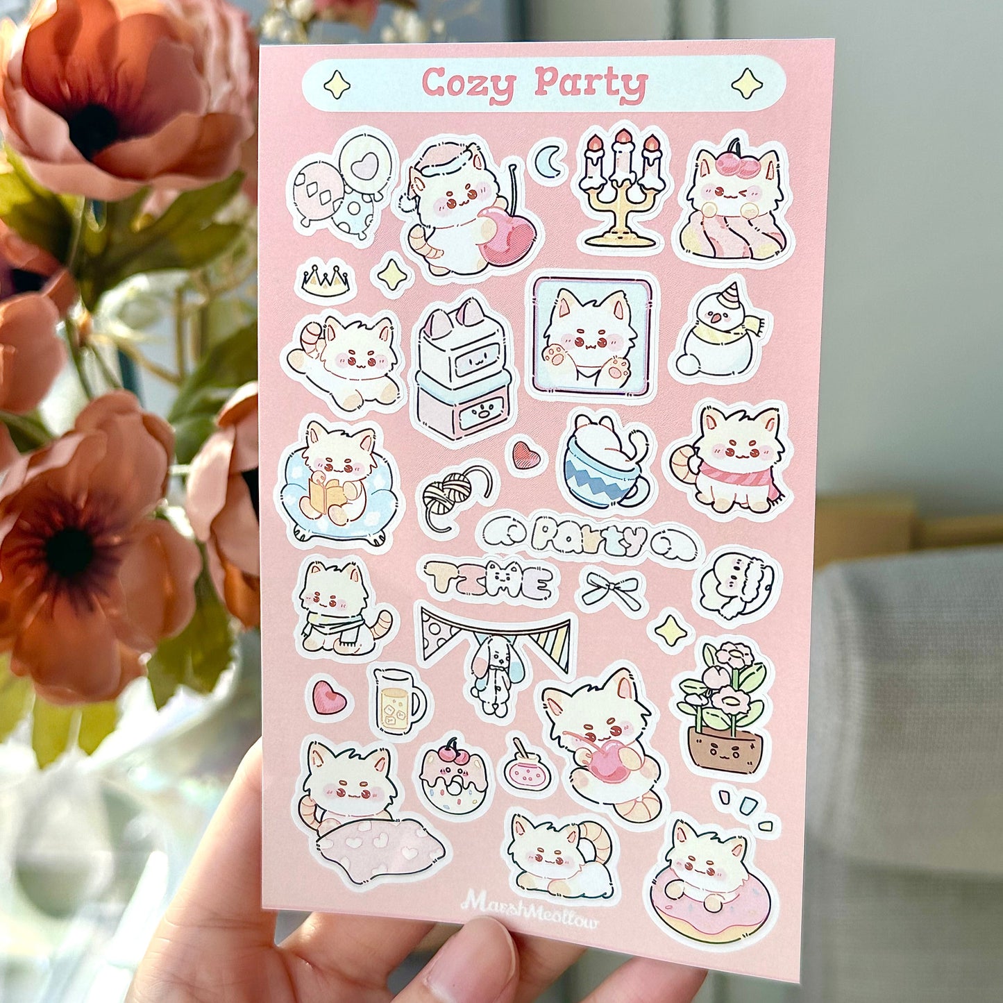 cat sticker sheet