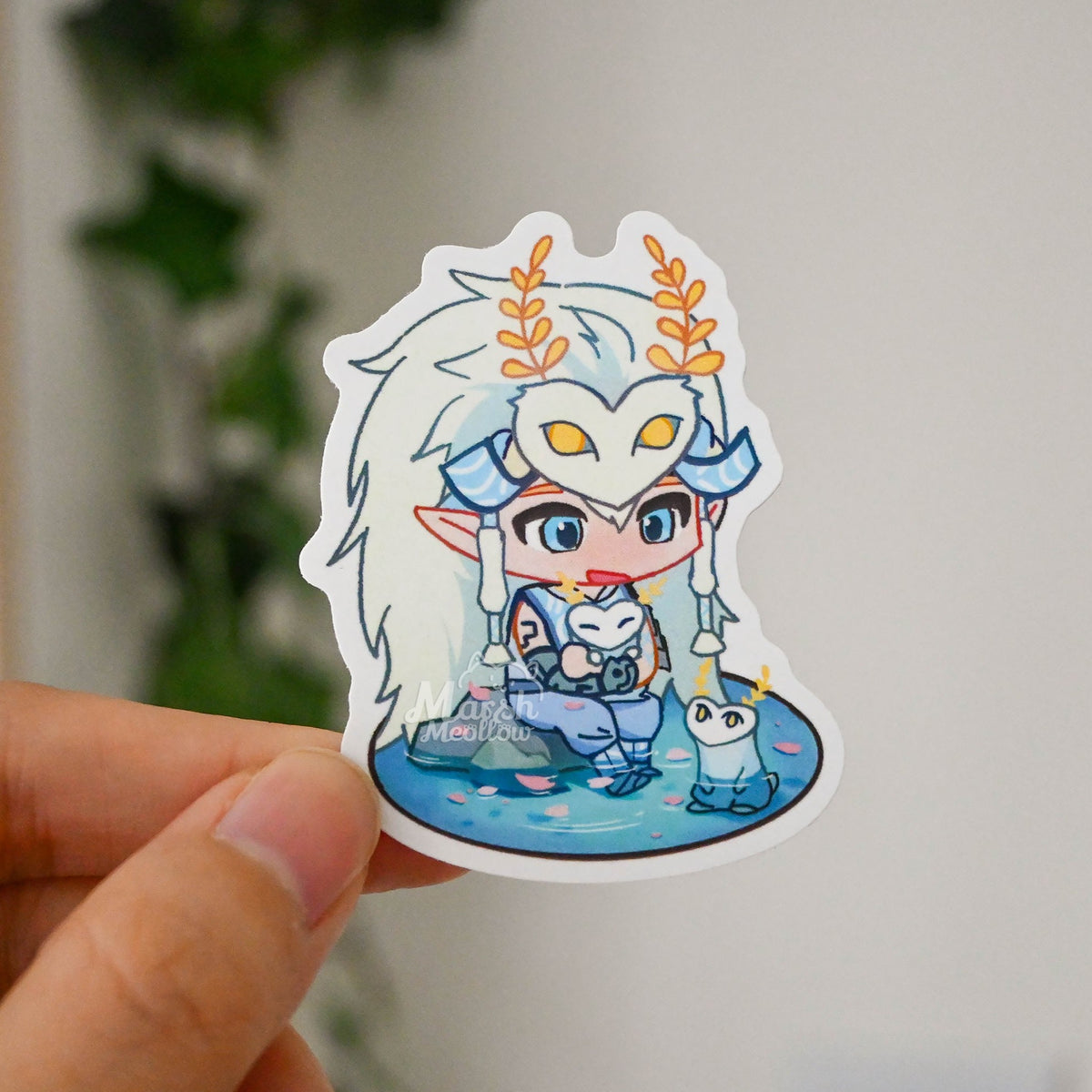 1link Sticker Chibi Link & Zelda Sticker – Marshmeollow