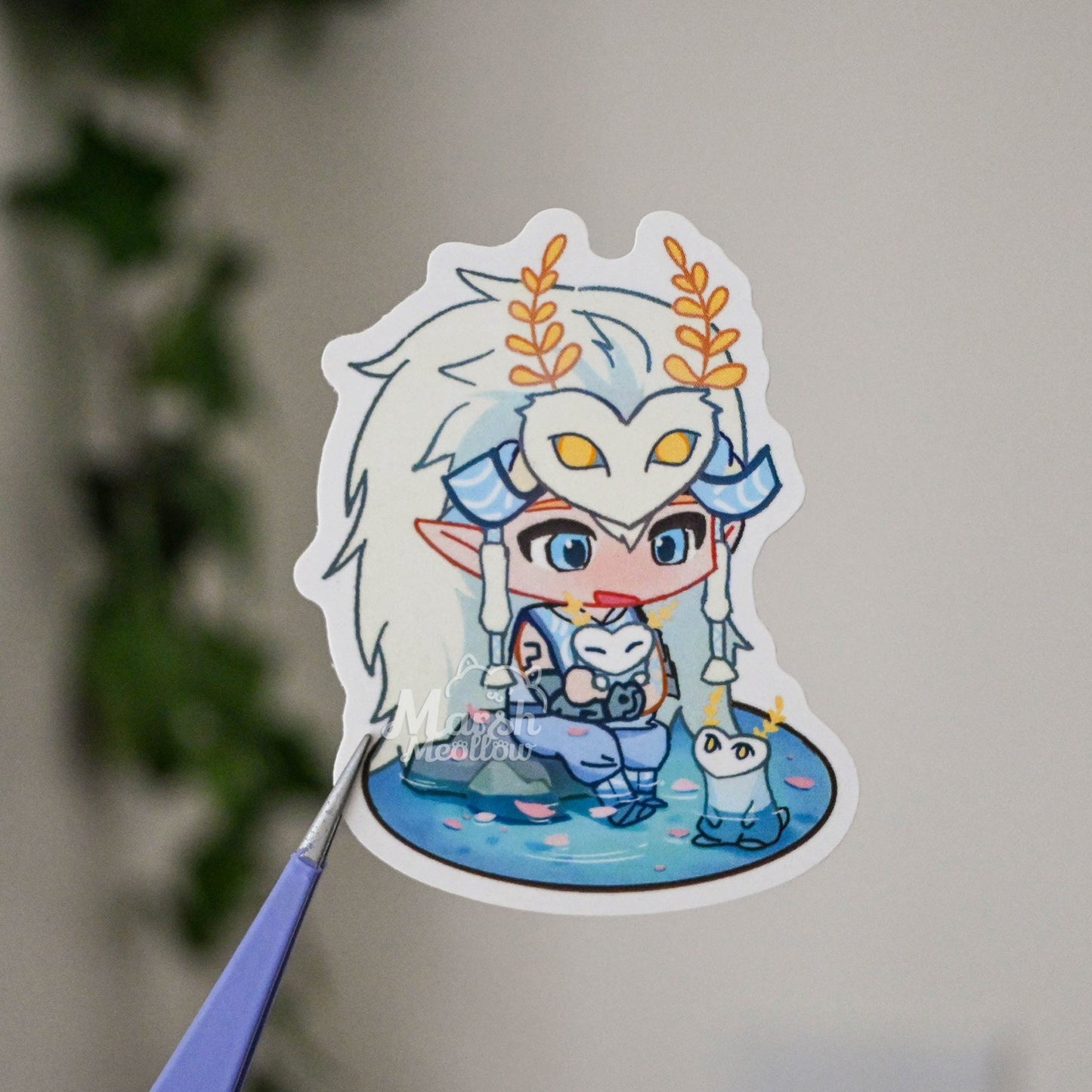 Chibi Link & Zelda Sticker