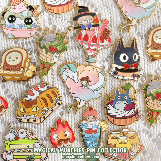 Magical Munchies Enamel Pin Collection