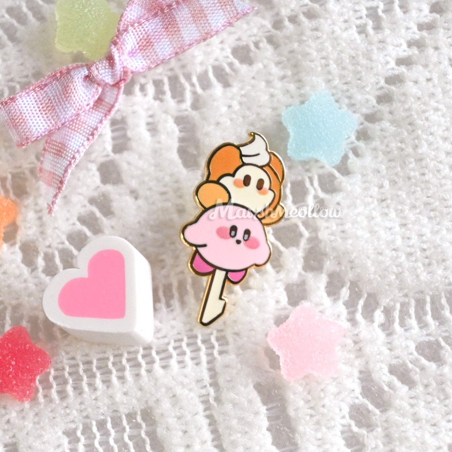 Sweet Kirby Enamel Pin Collection