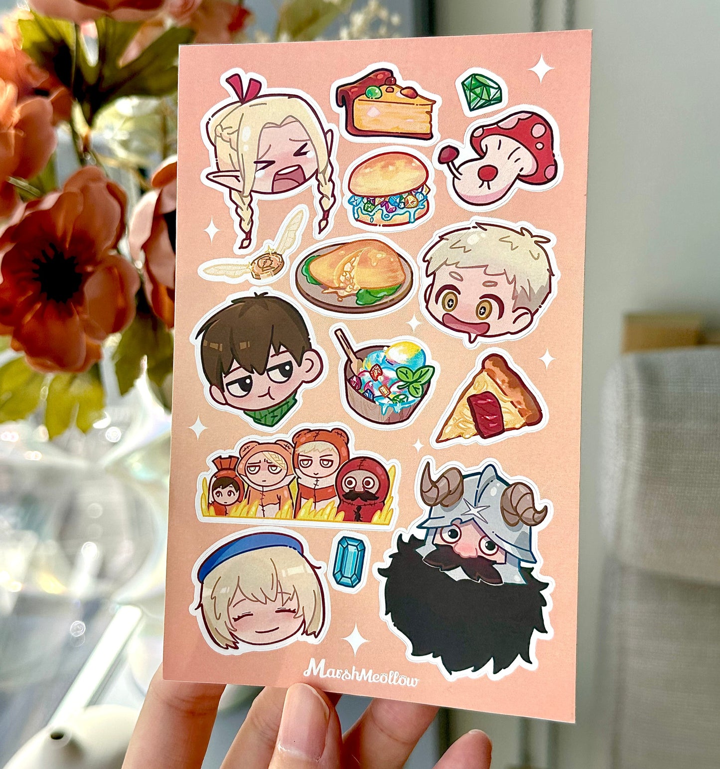 Dungeon Meshi Sticker Sheet