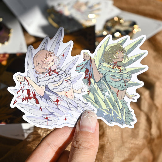 Chimera Falin Matte Glitter Sticker