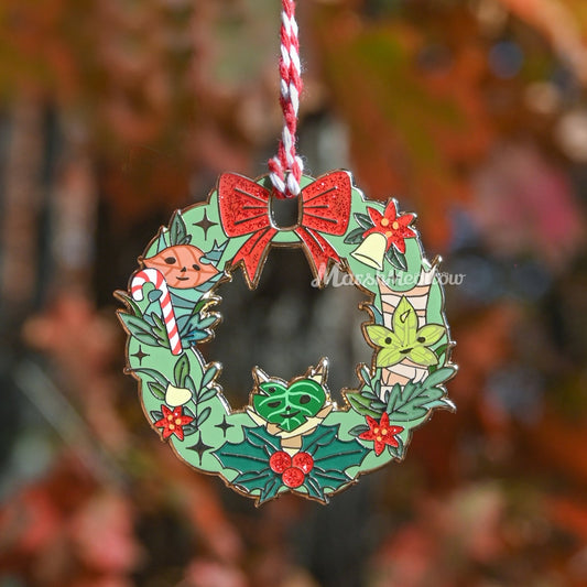 Korok Wreath Enamel Pin