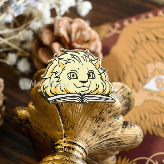 winged lion pin inspired from delicious in dungeon