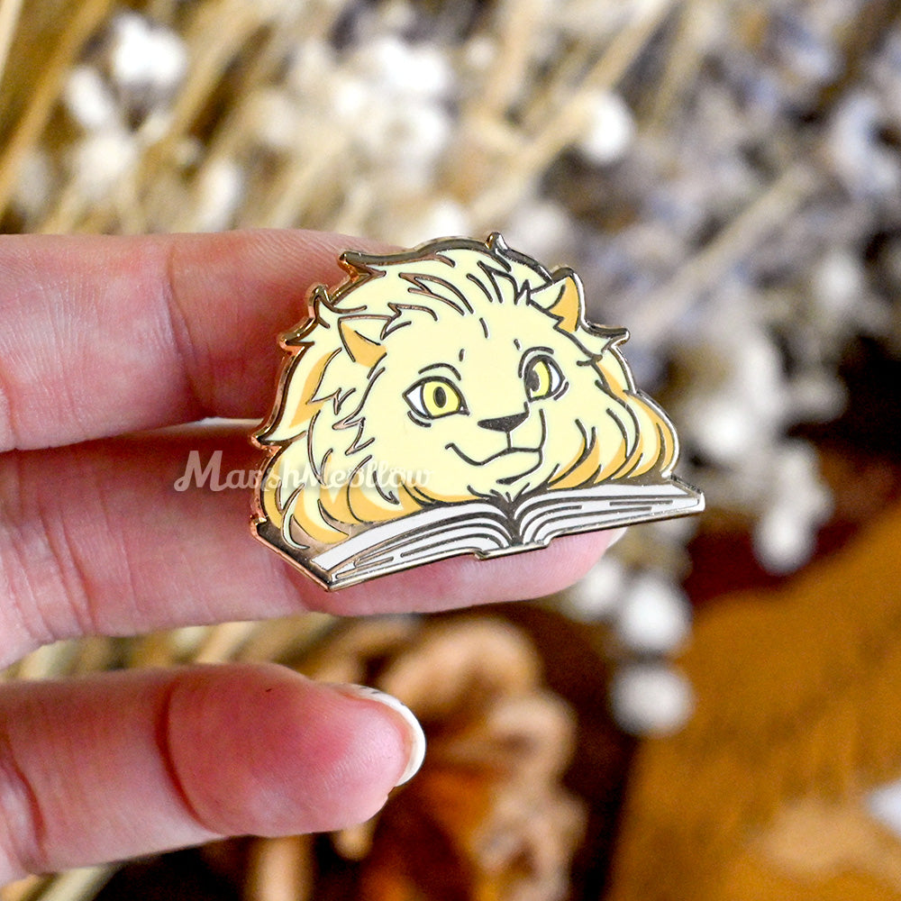 winged lion pin inspired from delicious in dungeon