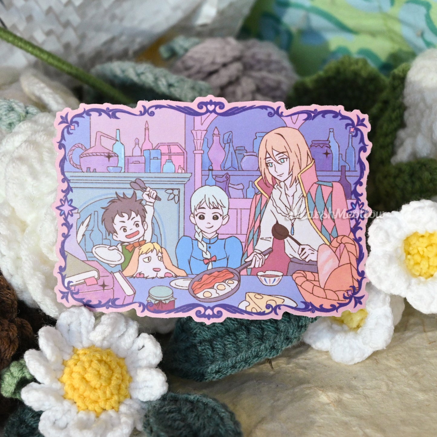 Brunch In the Castle Matte Sticker