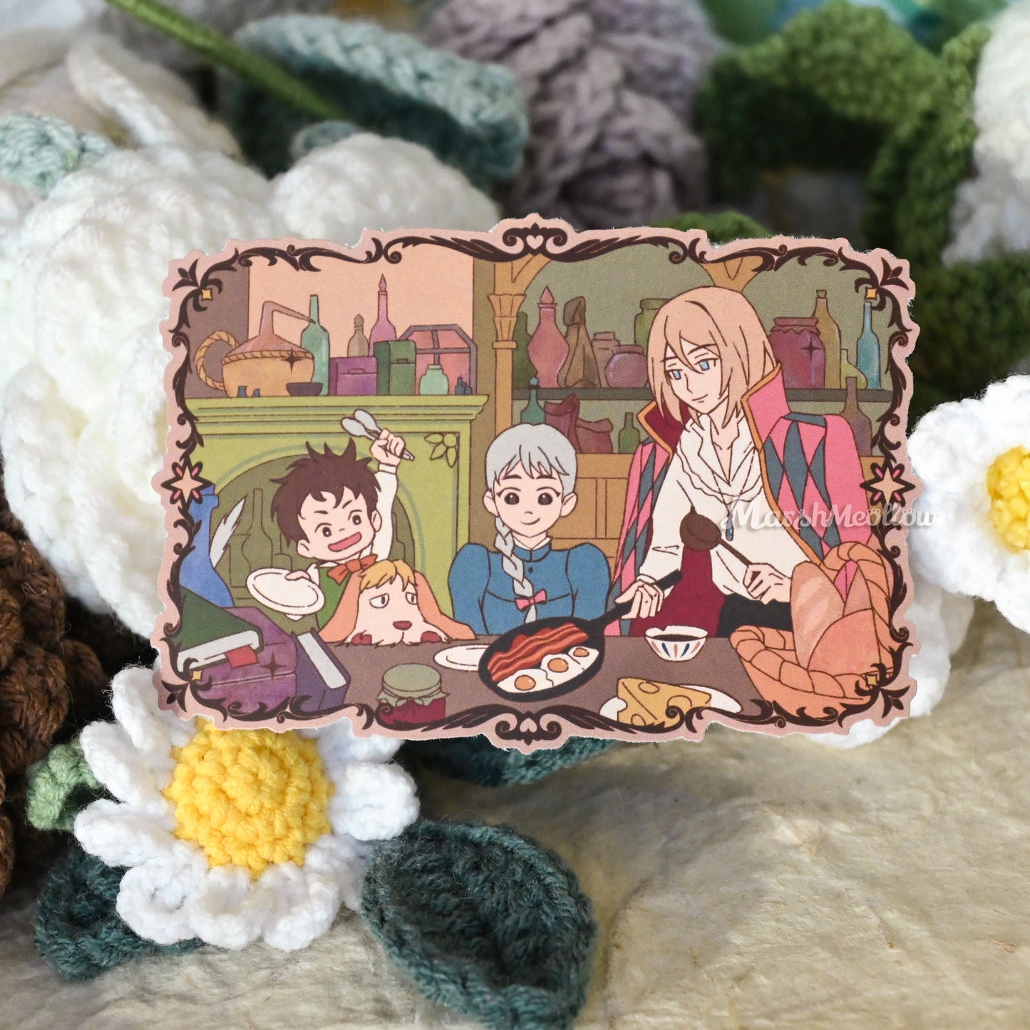 Brunch In the Castle Matte Sticker