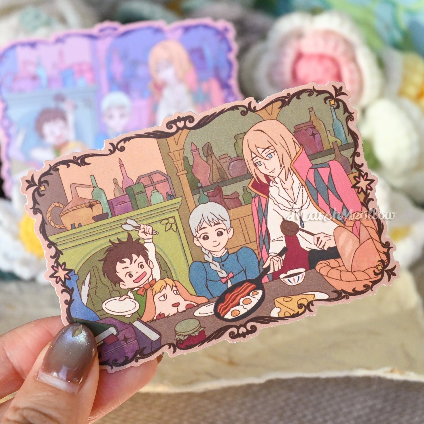 Brunch In the Castle Matte Sticker