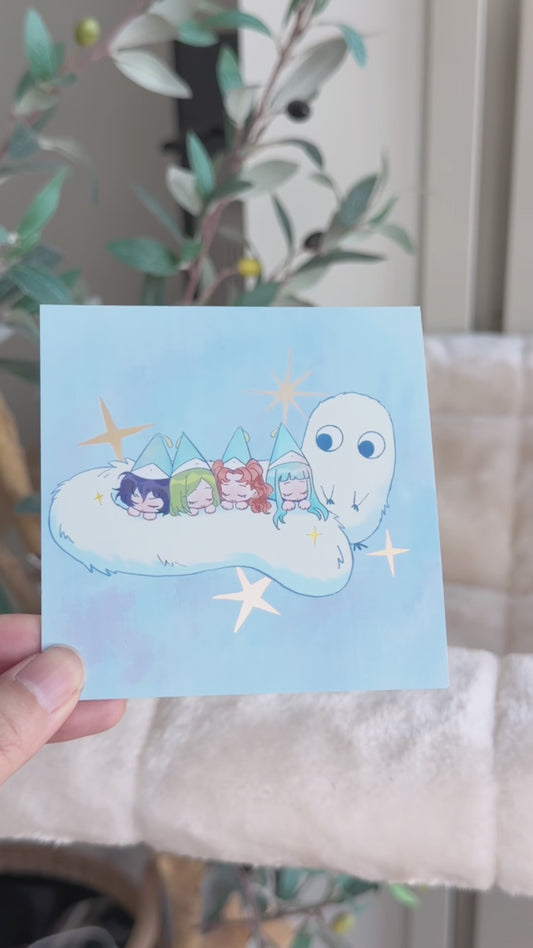 WHA Chibis 4x4 Print