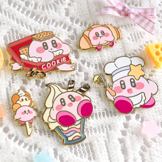 Sweet Kirby Enamel Pin Collection