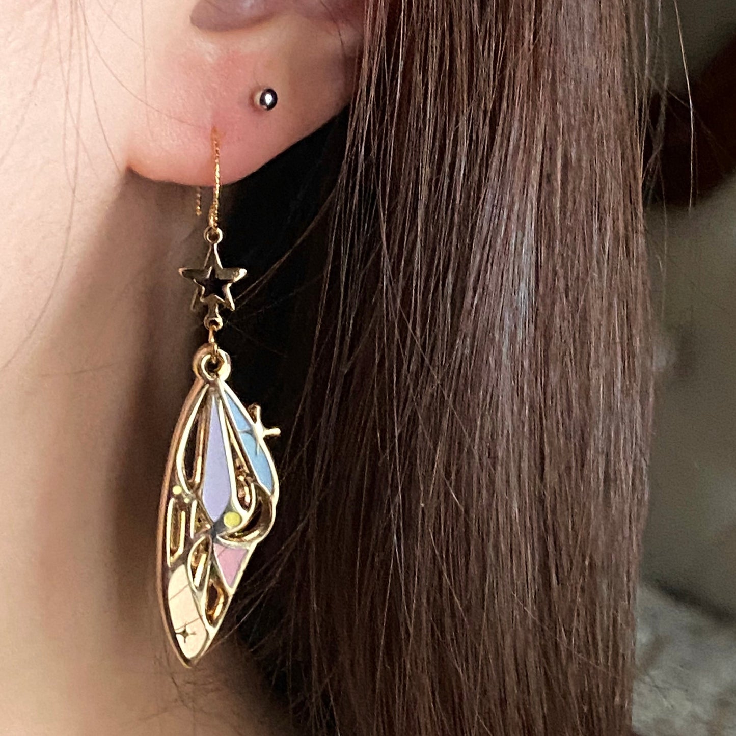 Celestial Butterfly Wing Earrings