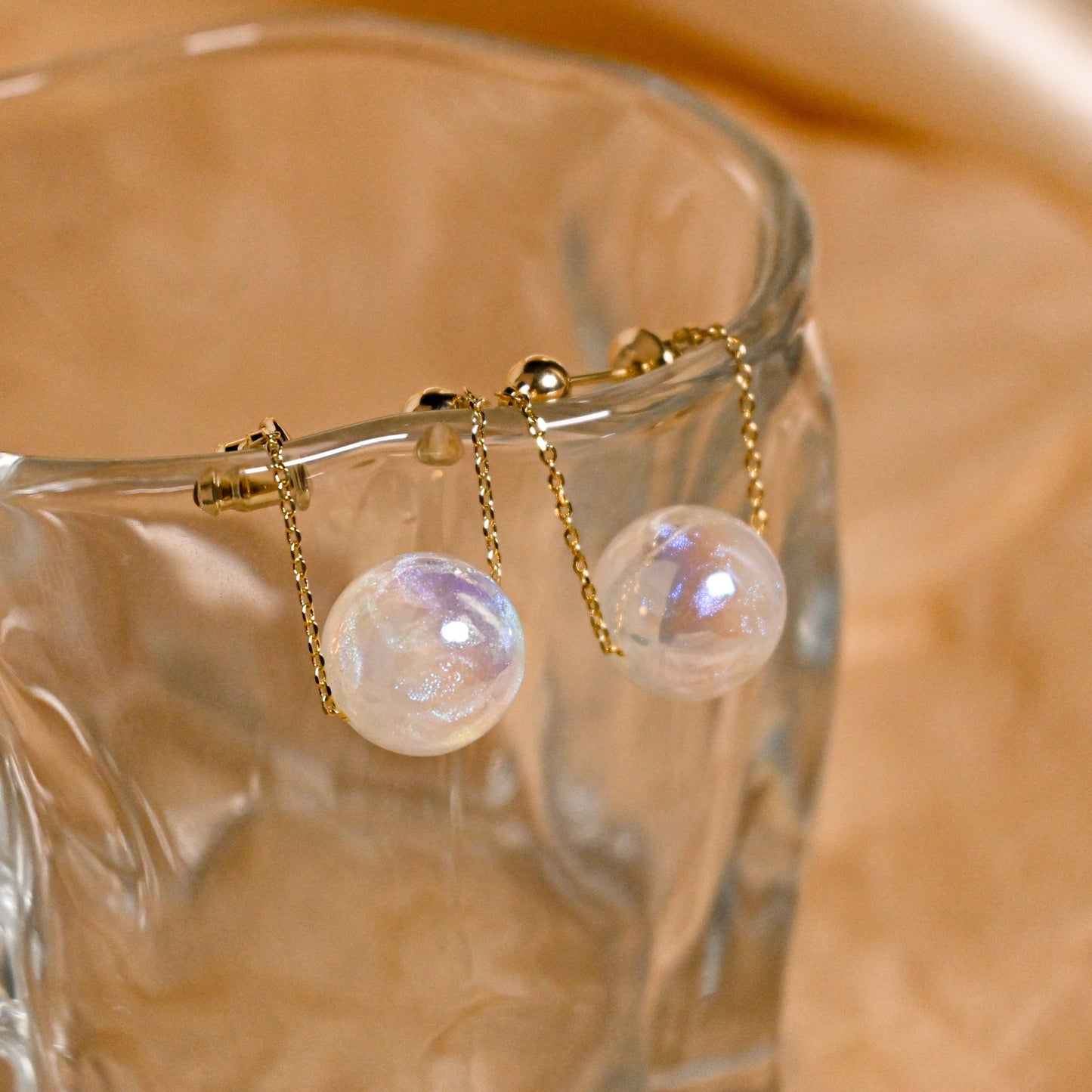 Mermaid Pearl Front-back Earrings