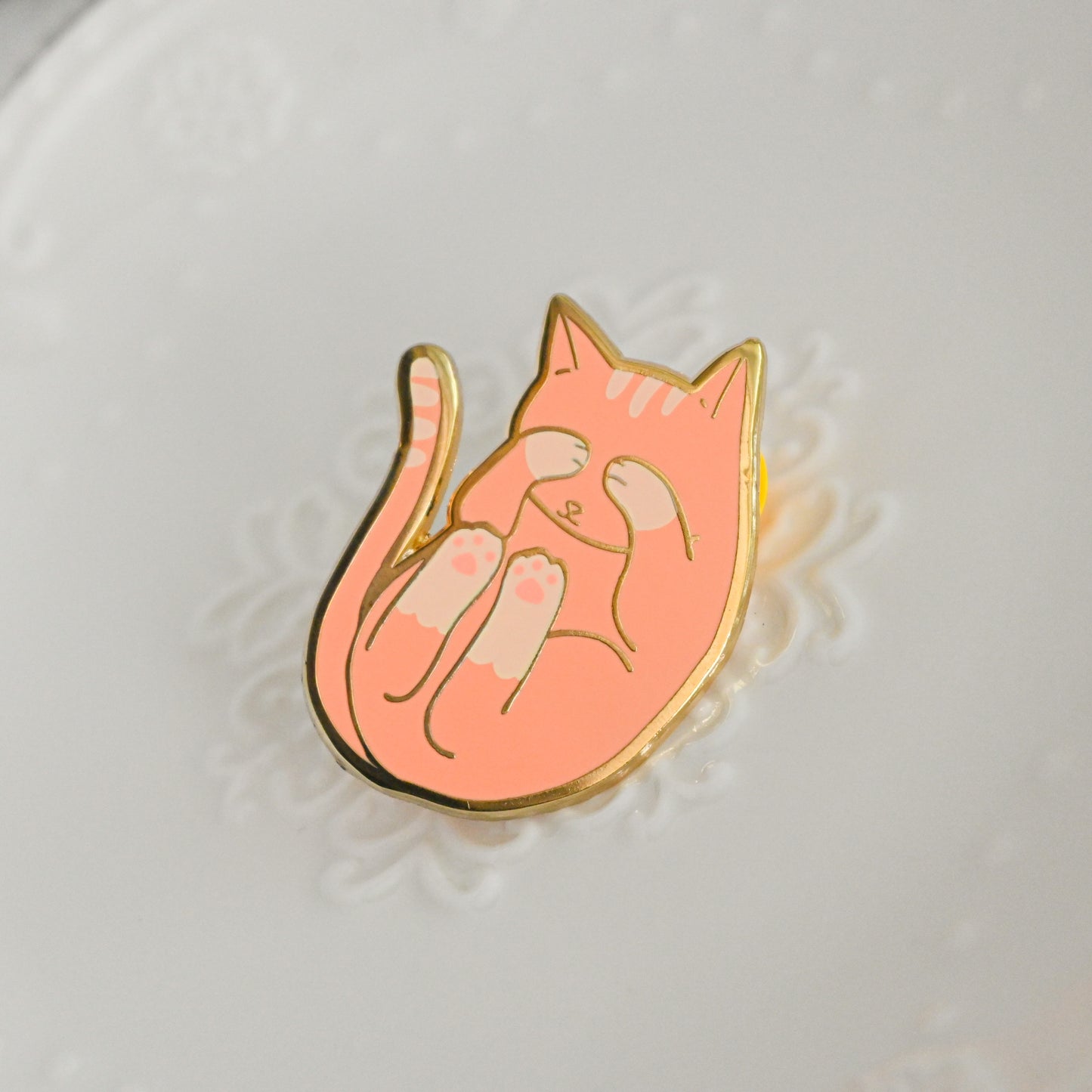 Sleeping Cat Enamel Pins